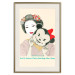 Poster Funny Geisha - portrait of a woman with a mouse mask in an oriental motif 126859 additionalThumb 20