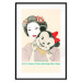 Poster Funny Geisha - portrait of a woman with a mouse mask in an oriental motif 126859 additionalThumb 15
