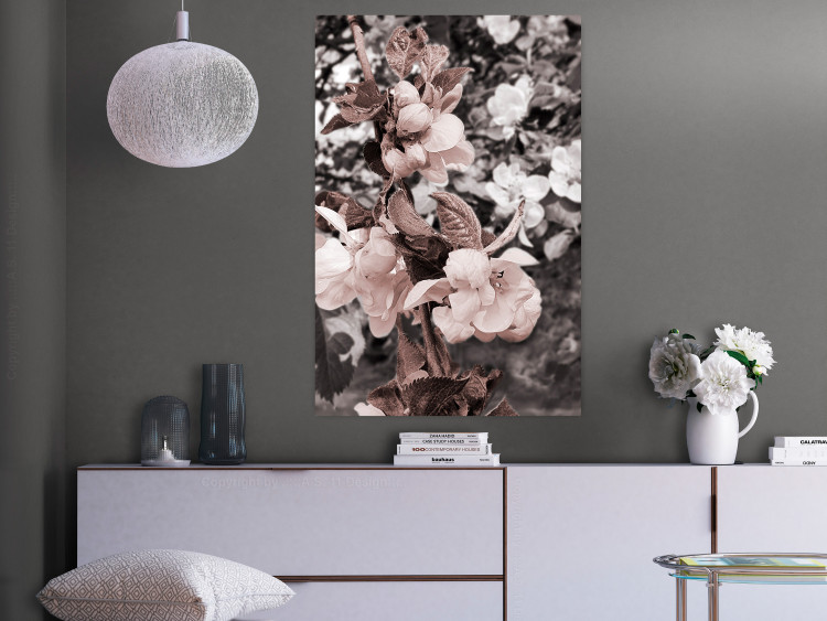 Poster Balance in Nature - composition of flowers in delicate light colors 127859 additionalImage 2
