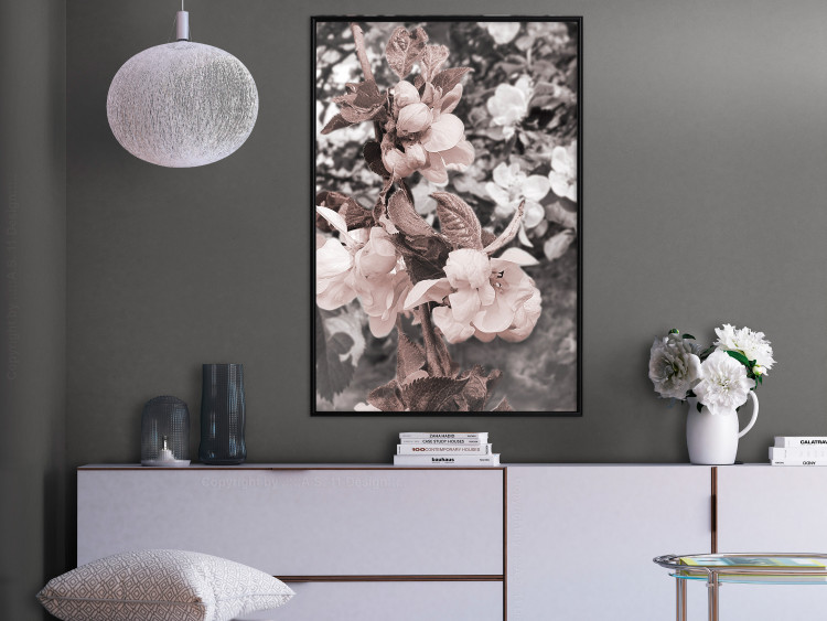 Poster Balance in Nature - composition of flowers in delicate light colors 127859 additionalImage 4