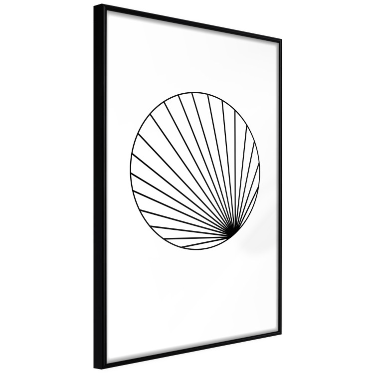 Wall Poster Abstract Circle - black line art of abstract circle on white background 127959 additionalImage 10