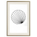 Wall Poster Abstract Circle - black line art of abstract circle on white background 127959 additionalThumb 20