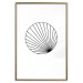 Wall Poster Abstract Circle - black line art of abstract circle on white background 127959 additionalThumb 14