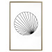 Wall Poster Abstract Circle - black line art of abstract circle on white background 127959 additionalThumb 17