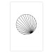 Wall Poster Abstract Circle - black line art of abstract circle on white background 127959 additionalThumb 25