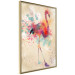Wall Poster Watercolor Flamingo - cheerful colorful abstraction with vibrant bird 128859 additionalThumb 14