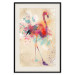 Wall Poster Watercolor Flamingo - cheerful colorful abstraction with vibrant bird 128859 additionalThumb 19