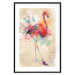 Wall Poster Watercolor Flamingo - cheerful colorful abstraction with vibrant bird 128859 additionalThumb 15