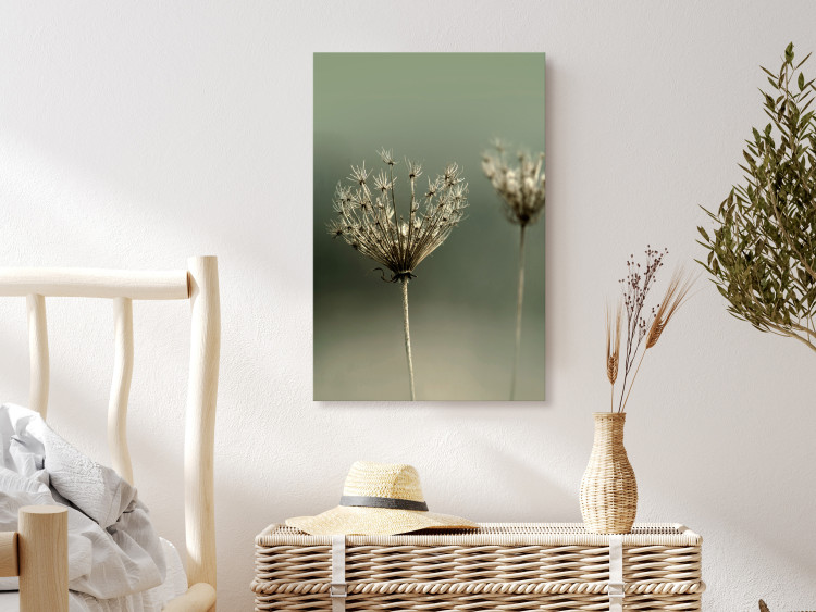 Canvas Print Longing for Past Summer (1-piece) Vertical - photograph of flowers 130259 additionalImage 3