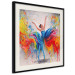Poster Colorful Ballerina - woman in a colorful dress on a gray background 131459 additionalThumb 3
