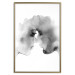 Poster Blurred Thoughts - black romantic couple on a solid white background 132159 additionalThumb 17