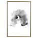 Poster Blurred Thoughts - black romantic couple on a solid white background 132159 additionalThumb 16