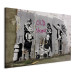 Canvas Print Old school (Banksy) 132459 additionalThumb 2