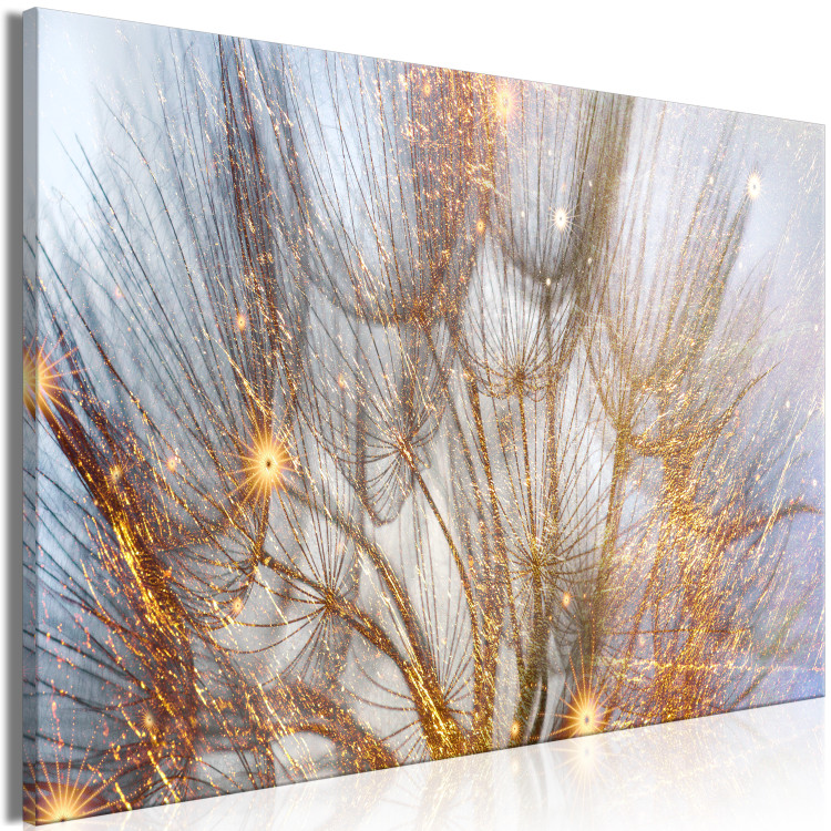 Canvas Art Print Soul (1-piece) Wide - abstract dandelion in glamour style 135159 additionalImage 2