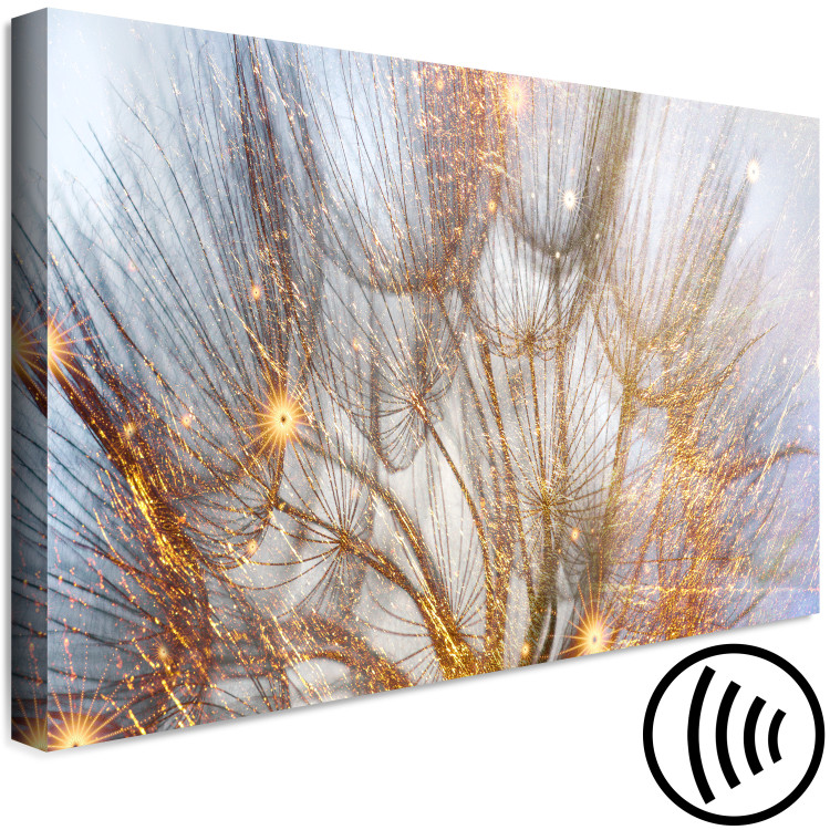 Canvas Art Print Soul (1-piece) Wide - abstract dandelion in glamour style 135159 additionalImage 6