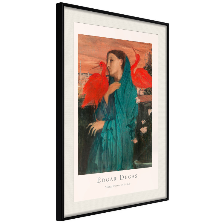 Poster Young Woman with Ibises - text and portrait of a woman covered in fabric 137859 additionalImage 8
