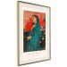 Poster Young Woman with Ibises - text and portrait of a woman covered in fabric 137859 additionalThumb 6