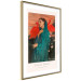 Poster Young Woman with Ibises - text and portrait of a woman covered in fabric 137859 additionalThumb 8