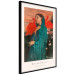 Poster Young Woman with Ibises - text and portrait of a woman covered in fabric 137859 additionalThumb 9