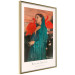 Poster Young Woman with Ibises - text and portrait of a woman covered in fabric 137859 additionalThumb 2