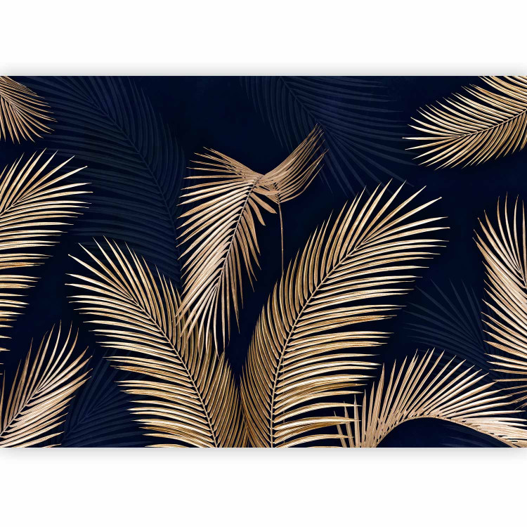 Photo Wallpaper Palm Leaves - A Composition of Exotic Plants 138359 additionalImage 1