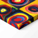 Canvas Inspired by Kandinsky (1-piece) Narrow - abstraction in colorful circles 143459 additionalThumb 6