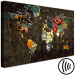 Canvas Flavors of the World (1-piece) Wide - world map and colorful abstraction 143559 additionalThumb 6