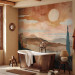 Wall Mural Tuscan Landscape - A Composition Inspired by the Colors of Terracotta 159459 additionalThumb 8