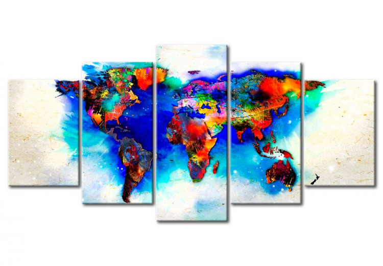 Canvas Art Print All colors of the world 50059