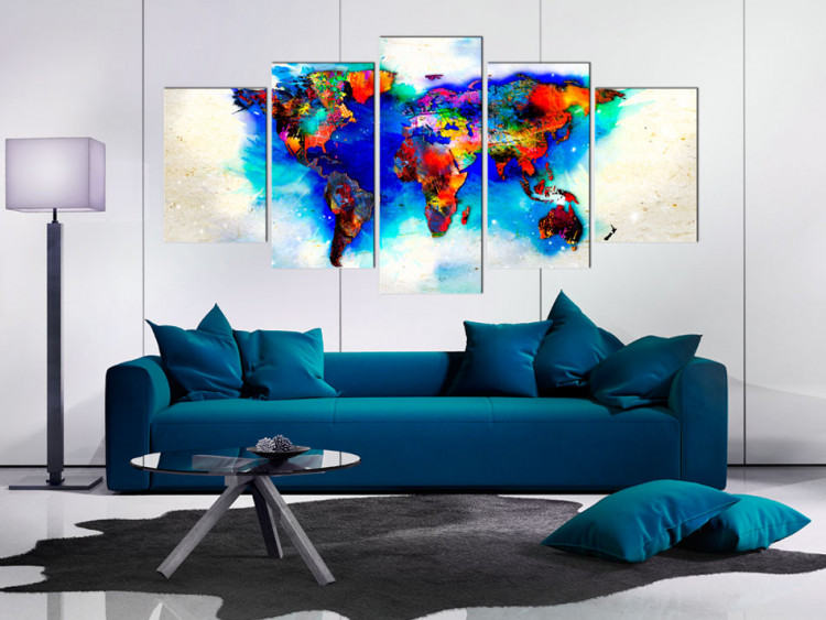 Canvas Art Print All colors of the world 50059 additionalImage 3