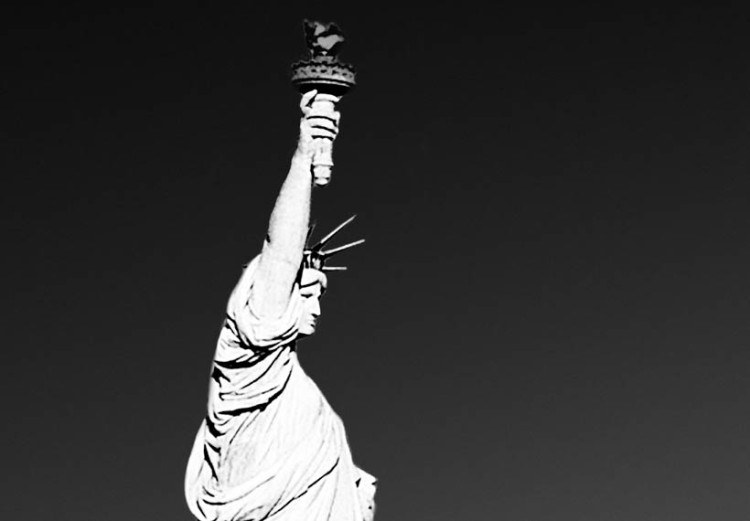 Canvas Statue of Liberty in grey 58359 additionalImage 5