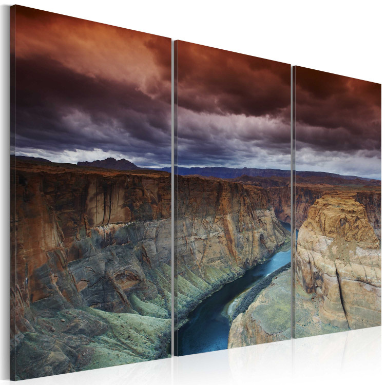 Canvas Print Clouds over the Grand Canion in Colorado 58659 additionalImage 2