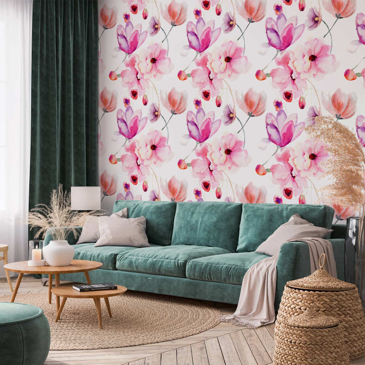 Wallpaper Watercolour Flowers 89759
