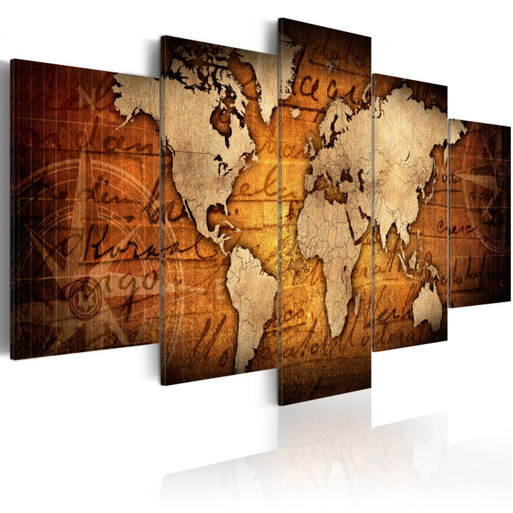 Canvas Print Amber Map 91859 additionalImage 2
