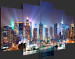 Print On Glass The City under Floodlights [Glass] 92359 additionalThumb 5
