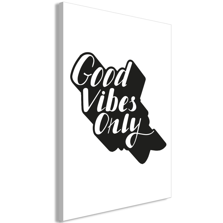 Canvas Only what is good for you - minimalist slogan ‘’Good vibes only’’ 114769 additionalImage 2
