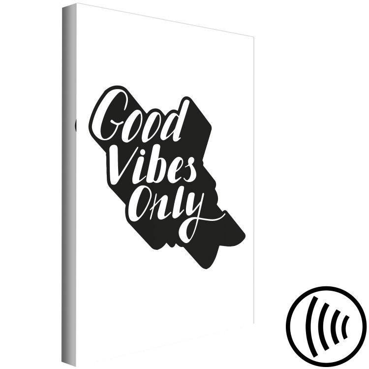 Canvas Only what is good for you - minimalist slogan ‘’Good vibes only’’ 114769 additionalImage 6