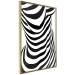 Poster Zebra Woman - abstraction with a female silhouette in black and white stripes 117169 additionalThumb 11