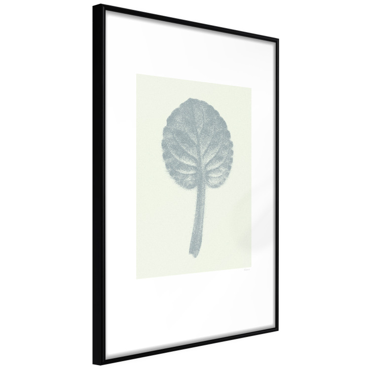Wall Poster Pastel Beauty - simple composition with a leaf in light colors 117769 additionalImage 12