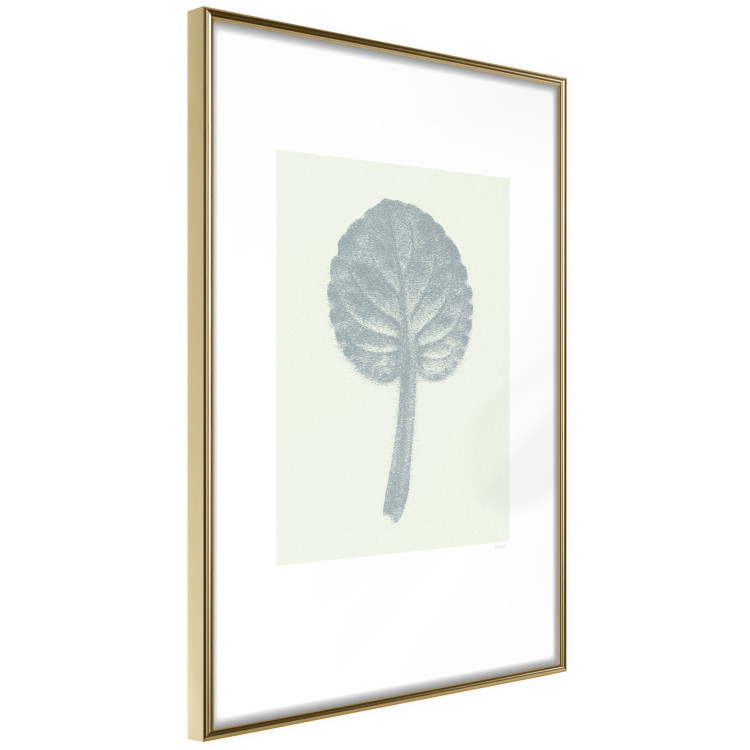 Wall Poster Pastel Beauty - simple composition with a leaf in light colors 117769 additionalImage 14