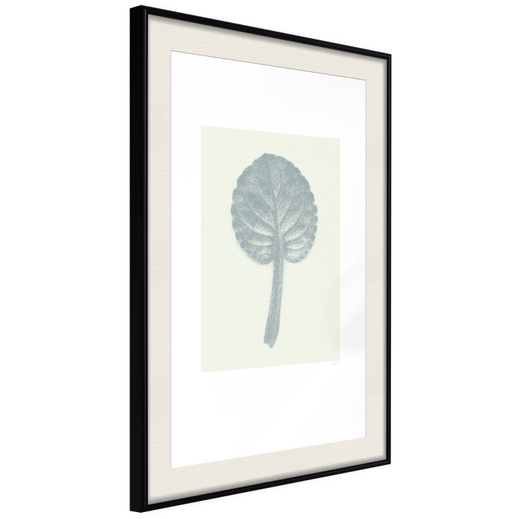 Wall Poster Pastel Beauty - simple composition with a leaf in light colors 117769 additionalImage 3