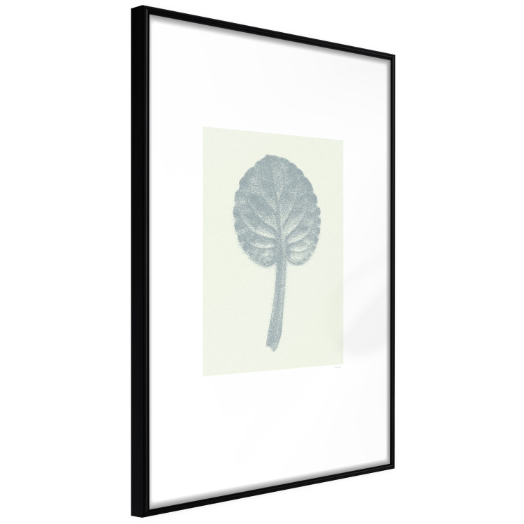 Wall Poster Pastel Beauty - simple composition with a leaf in light colors 117769 additionalImage 13