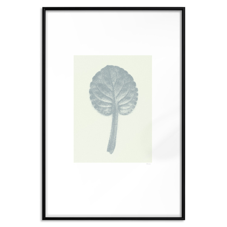 Wall Poster Pastel Beauty - simple composition with a leaf in light colors 117769 additionalImage 20