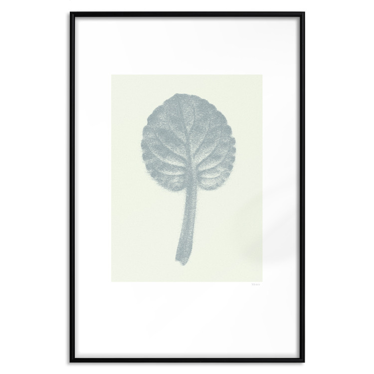 Wall Poster Pastel Beauty - simple composition with a leaf in light colors 117769 additionalImage 20