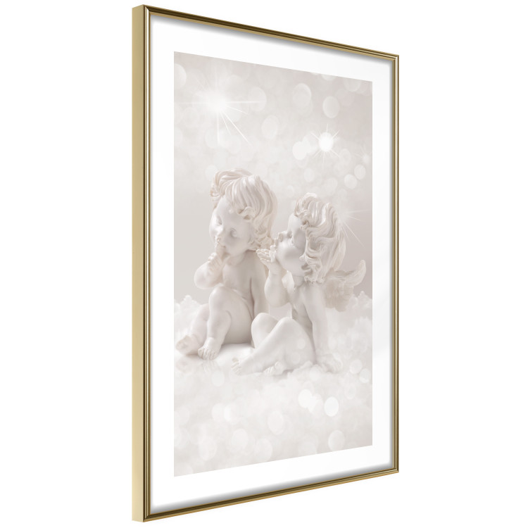 Poster Love in the Clouds - boy and girl as angels in the clouds 124969 additionalImage 8