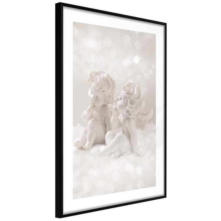 Poster Love in the Clouds - boy and girl as angels in the clouds 124969 additionalImage 13