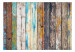 Wall Mural Wooden Rainbow 125069 additionalThumb 1