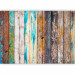Wall Mural Wooden Rainbow 125069 additionalThumb 1