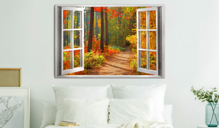 Large canvas print Sunny Autumn [Large Format] 125569 additionalImage 6