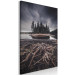 Canvas Art Print Forested Island (1-piece) Vertical - landscape of dark scenery 130369 additionalThumb 2